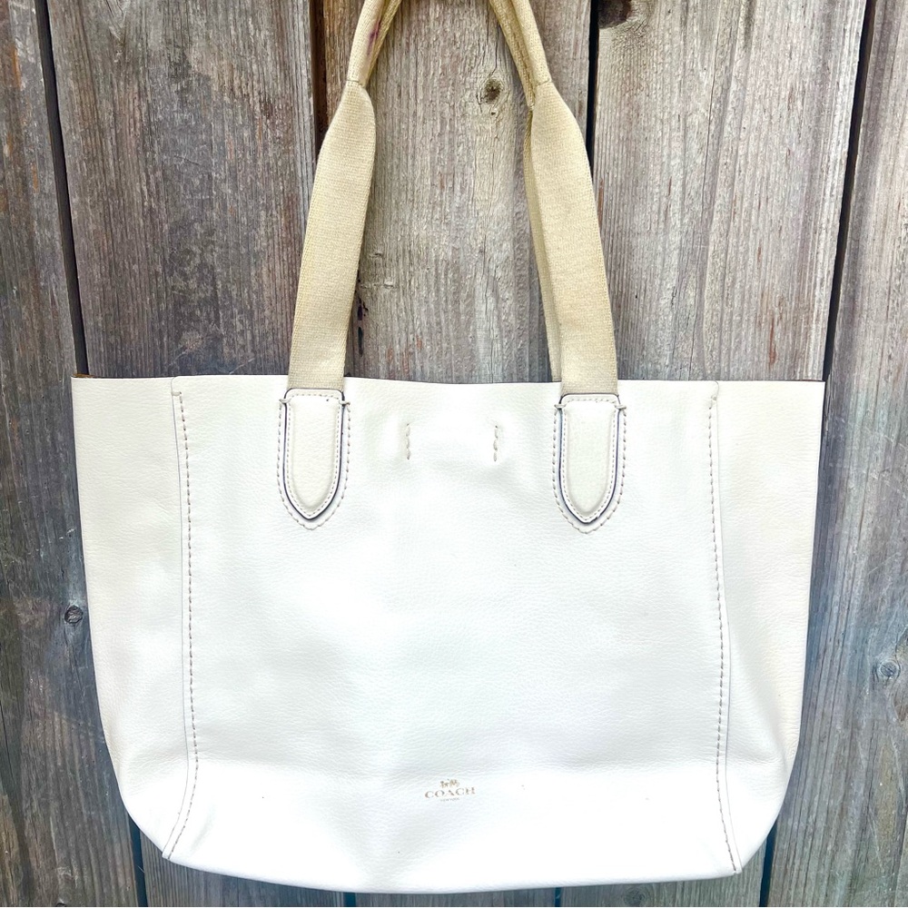 Coach Soft Leather Tote - Picture 2 of 8
